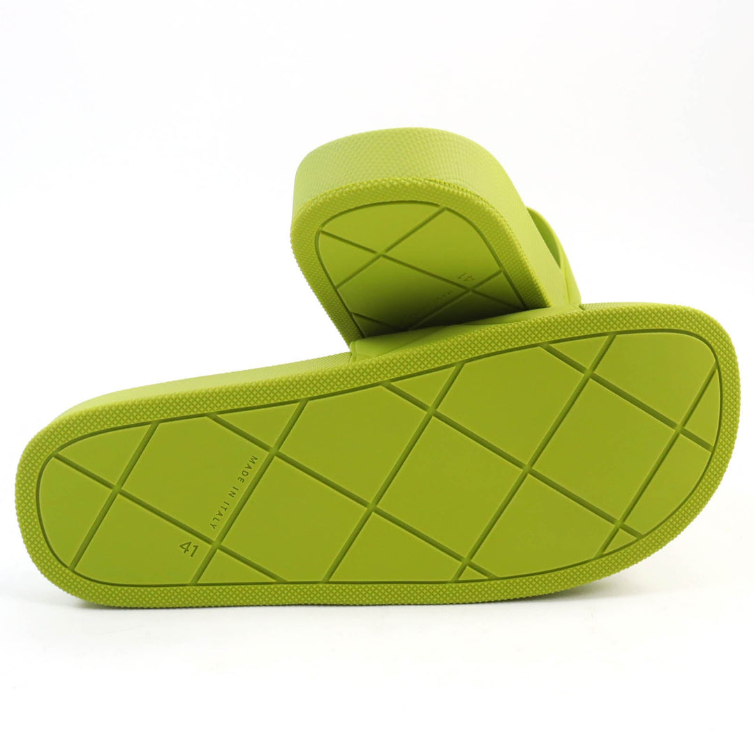 BOTTEGAVENETA Sandals 640050 VOOPO Main: Rubber Green, Kiwi mens 41 Used Authentic