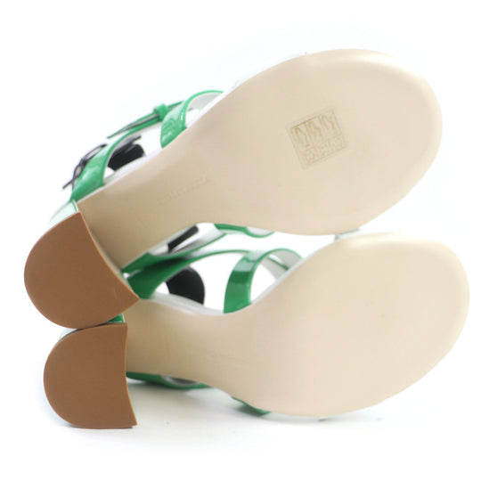 BOTTEGAVENETA Sandals 565654 Main: Patent leather multicolor Women 37 Used Authentic