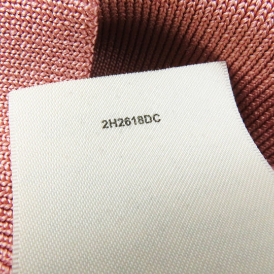 HERMES knit 2H2618DC Main: 63% wool, Main: 27% nylon, Main: 10% cashmere, Rib: 90% silk, 8% nylon, 2% polyurethane pink Women 42 Used Authentic