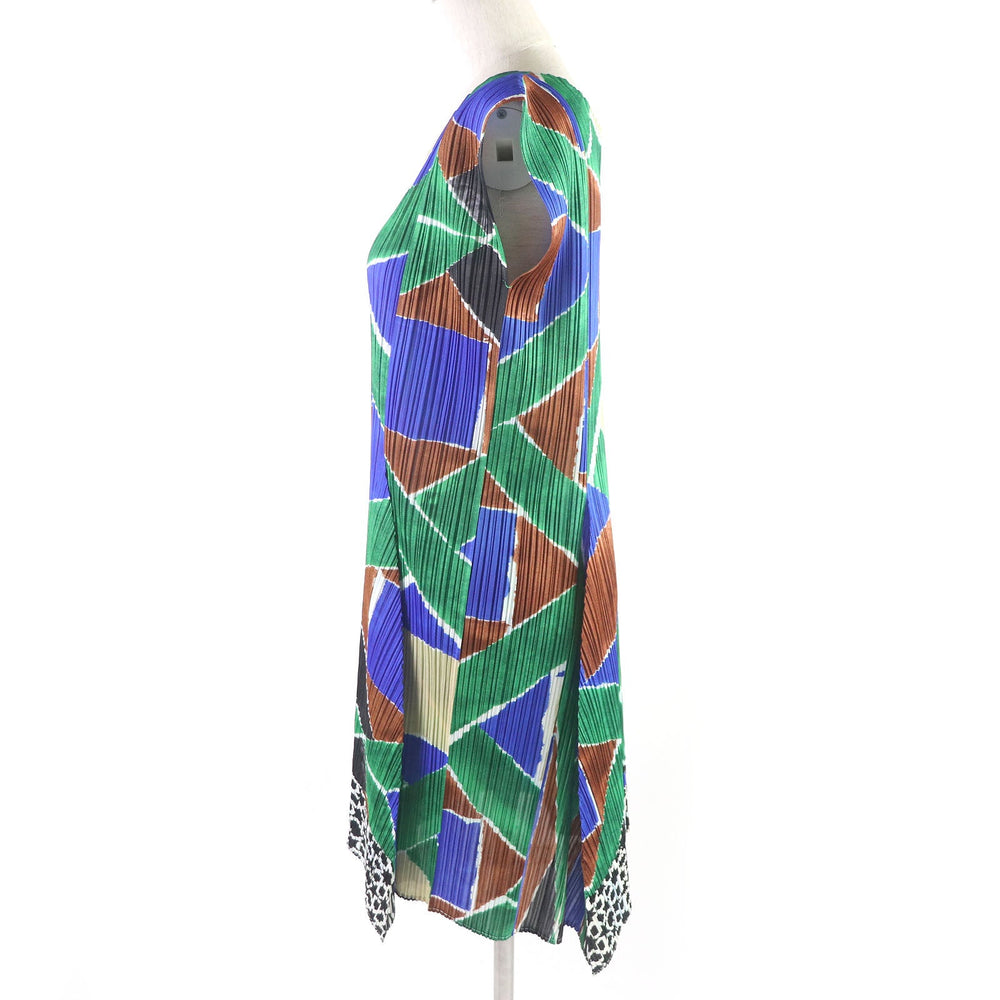 PLEATS PLEASE one piece Main: 100% polyester multicolor Women 2 Used Authentic
