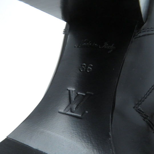LOUIS VUITTON short boots Main: Patent black Star Trail Line Women 36 Used Authentic
