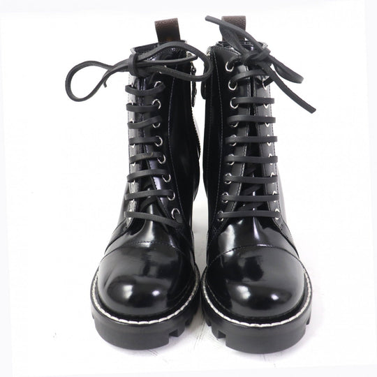 LOUIS VUITTON short boots Main: Patent black Star Trail Line Women 36 Used Authentic