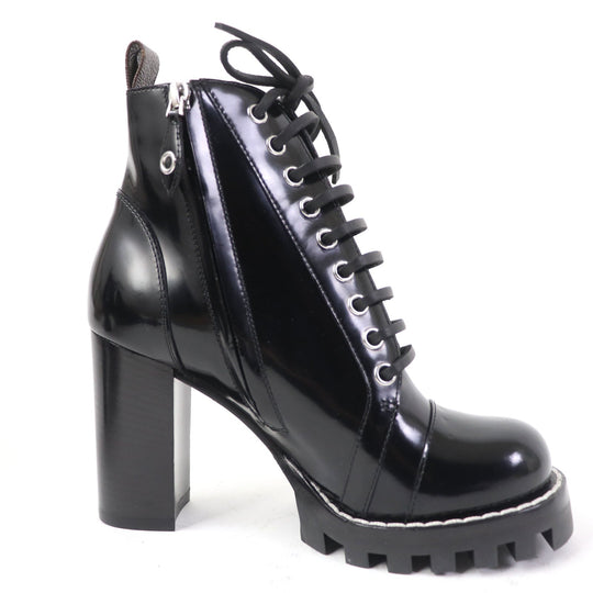 LOUIS VUITTON short boots Main: Patent black Star Trail Line Women 36 Used Authentic