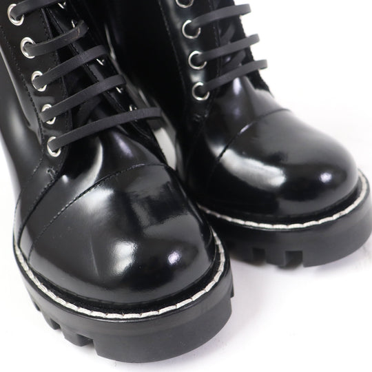LOUIS VUITTON short boots Main: Patent black Star Trail Line Women 36 Used Authentic
