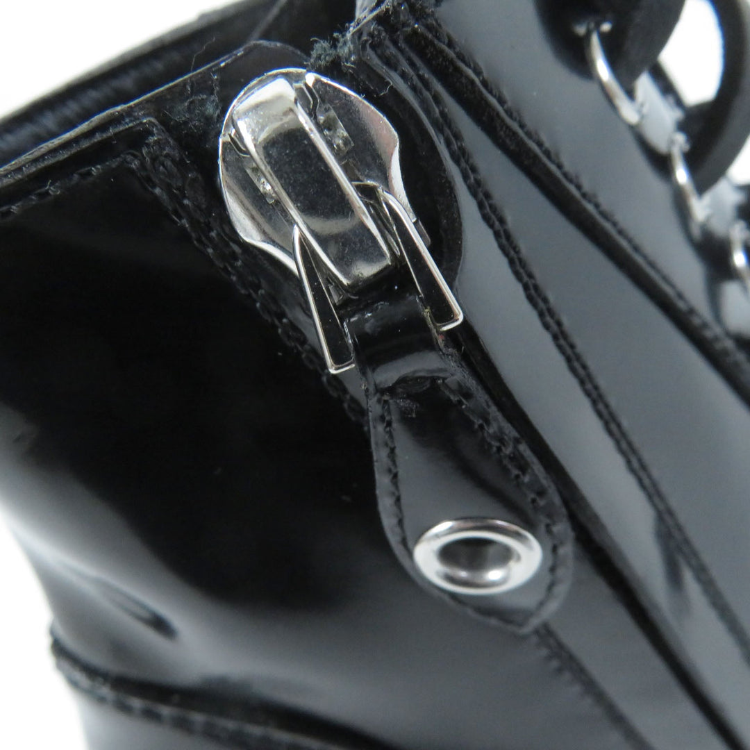 LOUIS VUITTON short boots Main: Patent black Star Trail Line Women 36 Used Authentic