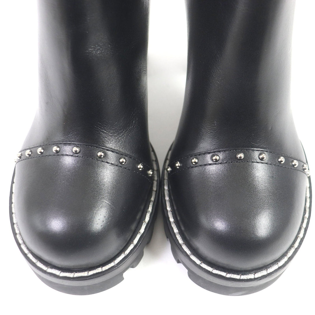 LOUIS VUITTON Ankle boots Main: Leather black Star trail line Women 36 Used Authentic