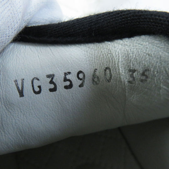 CHANEL High cut sneakers 20P G35960 Main: Canvas, Main: Rubber White black Graffiti Mid Cut Women 35 Used Authentic