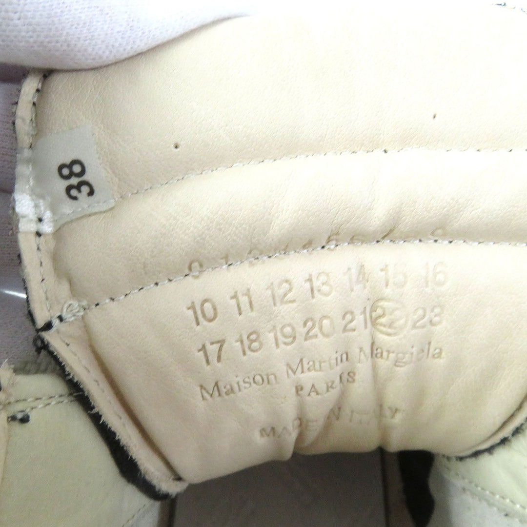 Maison Margiela High cut sneakers Main: suede, Main: leather black Women 38 Used Authentic