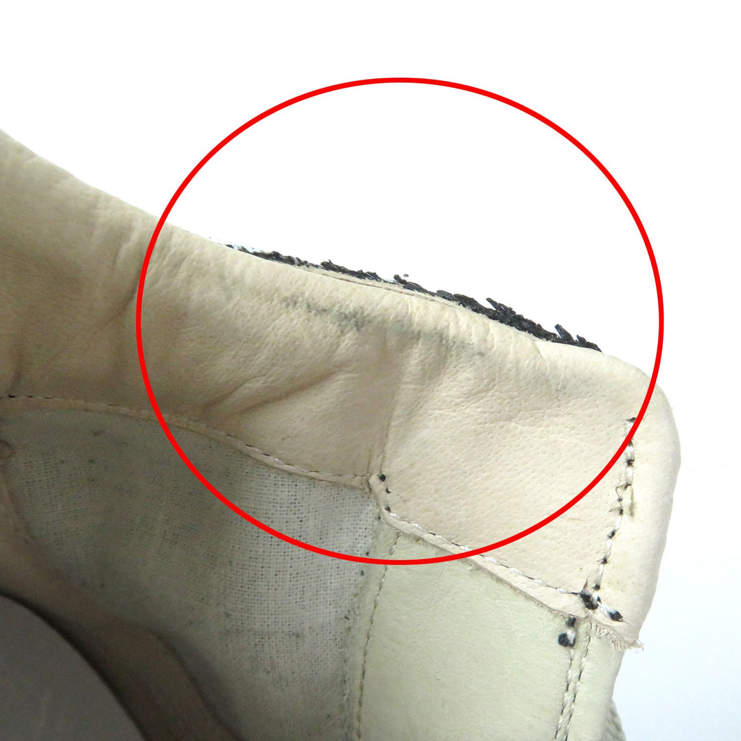 Maison Margiela High cut sneakers Main: suede, Main: leather black Women 38 Used Authentic
