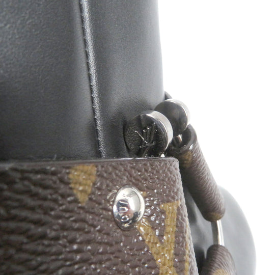 LOUIS VUITTON Ankle boots Main: Leather black Rhapsody line Women 36 Used Authentic