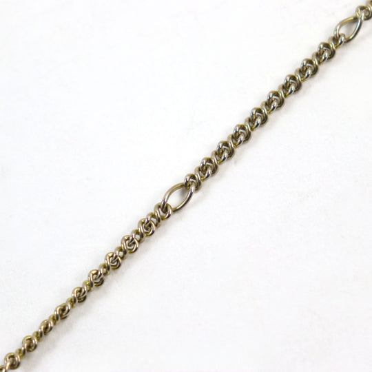 GUCCI Necklace Main: Gold Plated Part: Color Stone Gold green 412885 mens Used Authentic