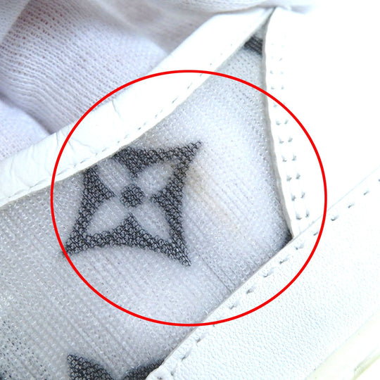 LOUIS VUITTON sneakers Main: Leather White Black type Stella line Women 34 Used Authentic
