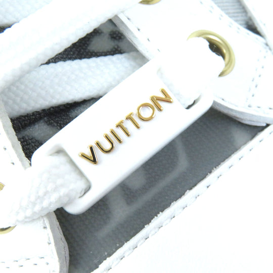 LOUIS VUITTON sneakers Main: Leather White Black type Stella line Women 34 Used Authentic