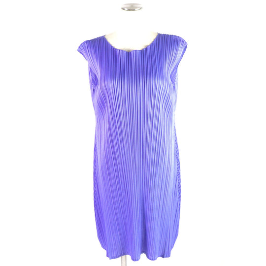 PLEATS PLEASE one piece Main: 100% polyester Purple blue Women 3 Used Authentic
