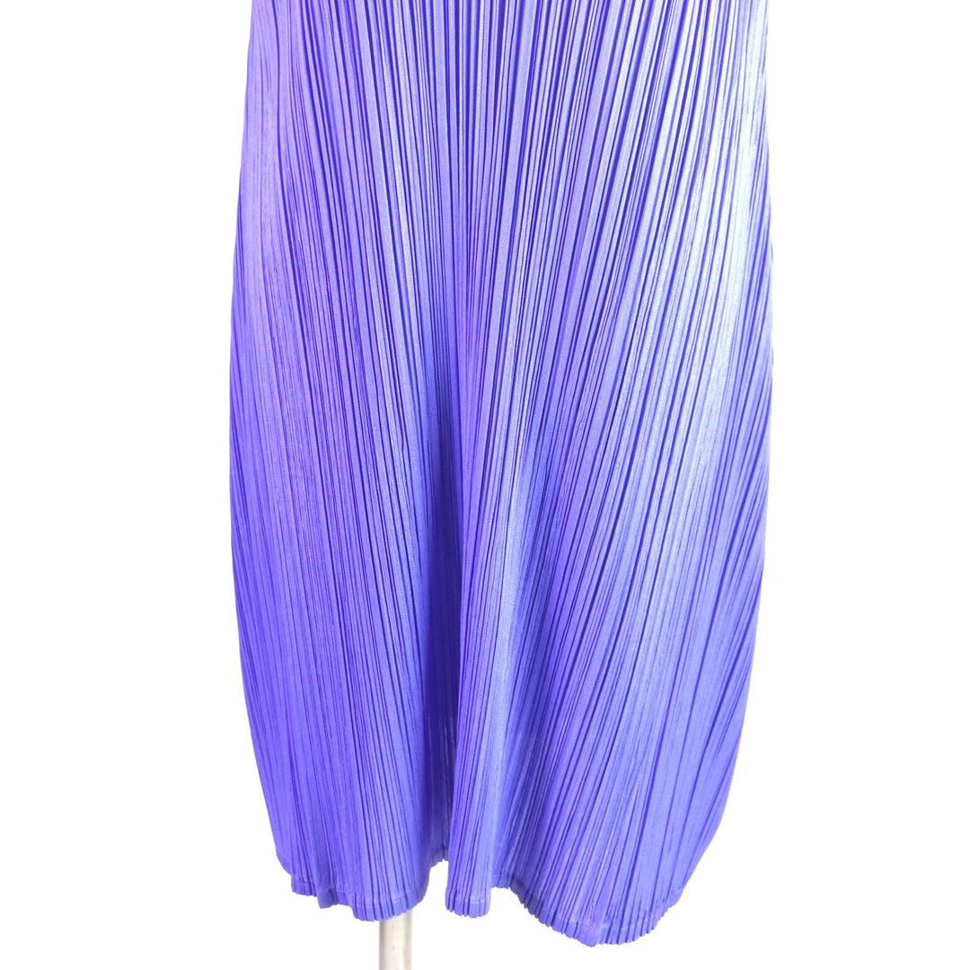 PLEATS PLEASE one piece Main: 100% polyester Purple blue Women 3 Used Authentic