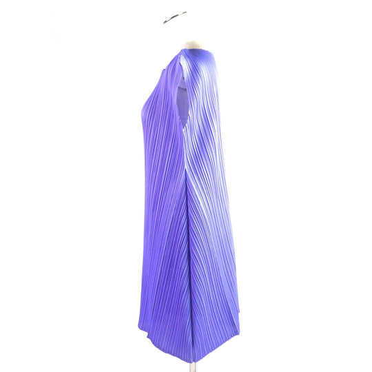 PLEATS PLEASE one piece Main: 100% polyester Purple blue Women 3 Used Authentic