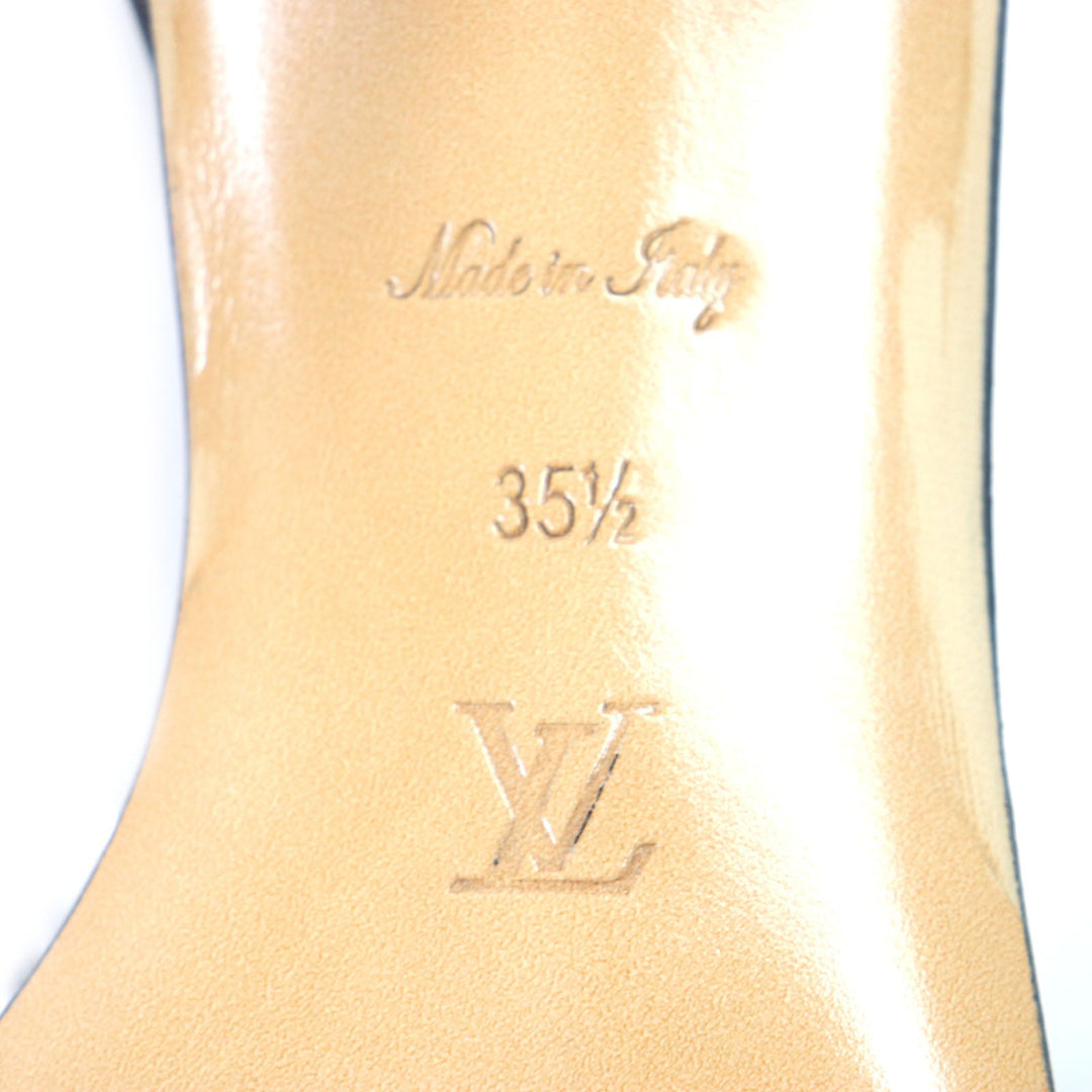 LOUIS VUITTON Sandals Main: Leather black Women 35 1/2 Used Authentic