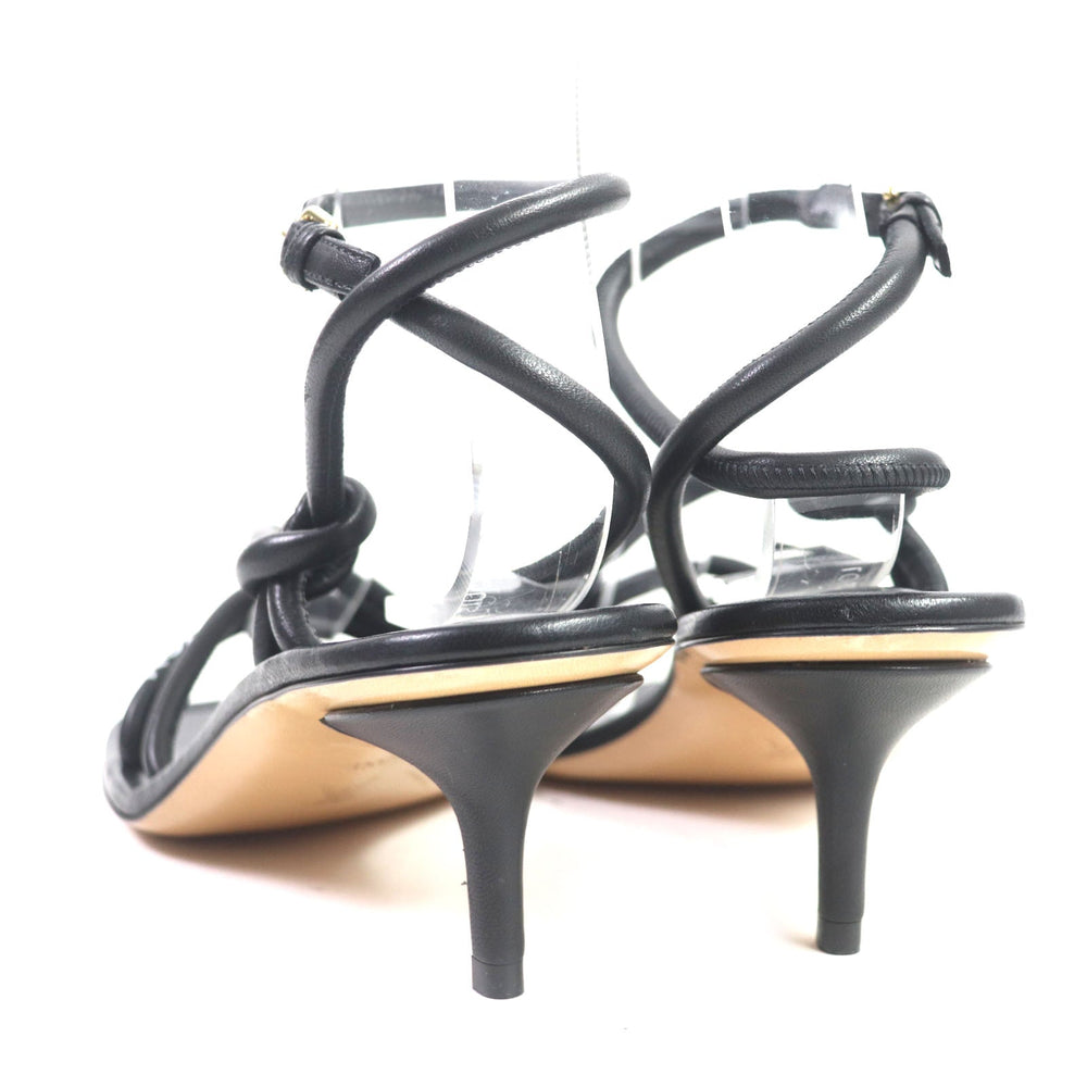 LOUIS VUITTON Sandals Main: Leather black Women 35 1/2 Used Authentic