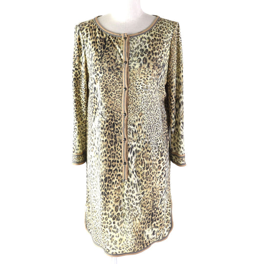 LEONARD Tunic Main: 100% silk Beige type Women 38 Used Authentic