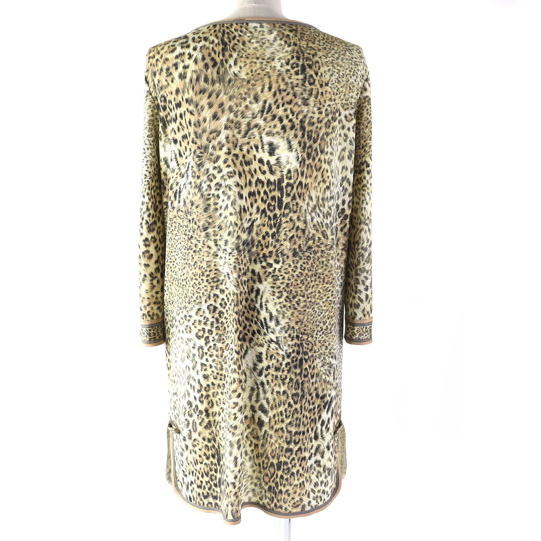 LEONARD Tunic Main: 100% silk Beige type Women 38 Used Authentic