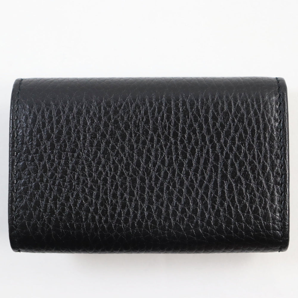 GUCCI Key case Key holder  456118 Main: Leather black mens Used Authentic
