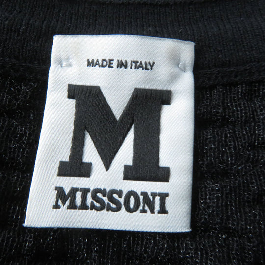 Missoni one piece Main: 59% rayon, Main: 28% polyester, Main: 13% nylon, Lining: 100% polyester black Women 40 Used Authentic