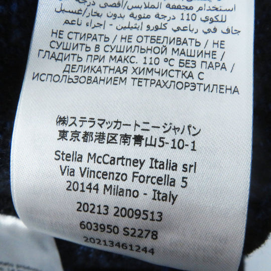 Stella McCartney Long skirt 603950 wool blue 36