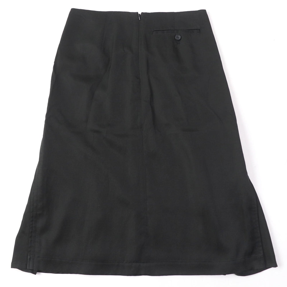 ISSEY MIYAKE Long skirt IM71-FG018 Main: 50% cotton, Main: 50% cupra, Lining: 100% cupra black Women 1 Used Authentic