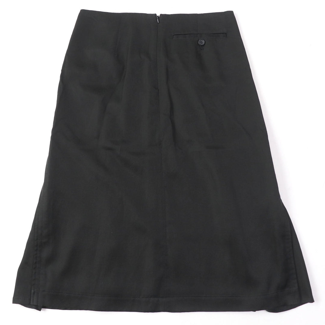 ISSEY MIYAKE Long skirt IM71-FG018 Main: 50% cotton, Main: 50% cupra, Lining: 100% cupra black Women 1 Used Authentic