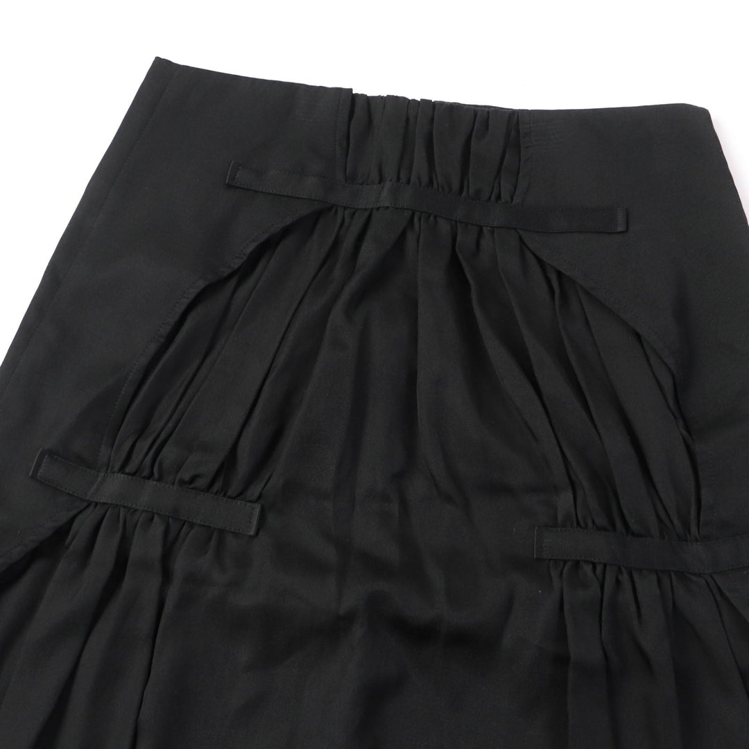 ISSEY MIYAKE Long skirt IM71-FG018 Main: 50% cotton, Main: 50% cupra, Lining: 100% cupra black Women 1 Used Authentic