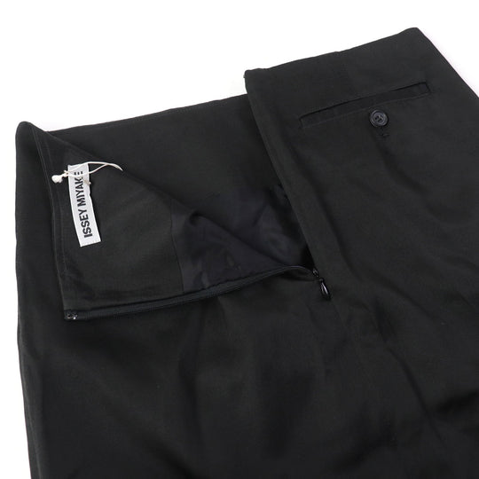 ISSEY MIYAKE Long skirt IM71-FG018 Main: 50% cotton, Main: 50% cupra, Lining: 100% cupra black Women 1 Used Authentic