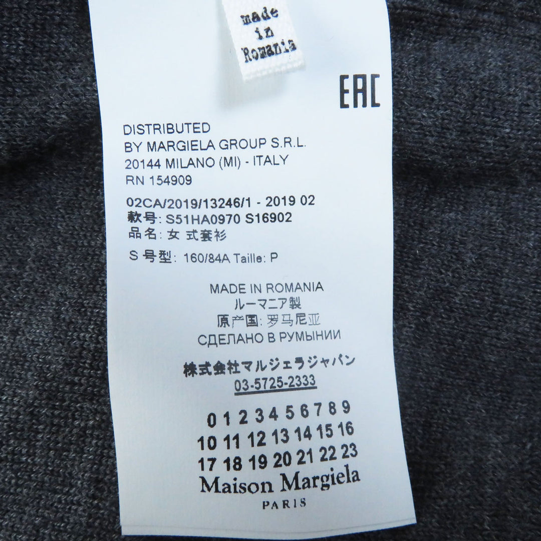 MARTIN MARGIELA sweat S51HA0970 Outer: 100% wool, Filling: 100% polyester gray Women S Used Authentic