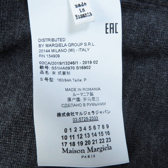 MARTIN MARGIELA sweat S51HA0970 Outer: 100% wool, Filling: 100% polyester gray Women S Used Authentic