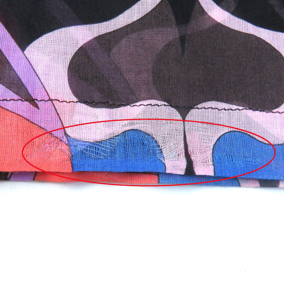 HERMES Pants Main: 100% cotton multicolor Women 34 Used Authentic