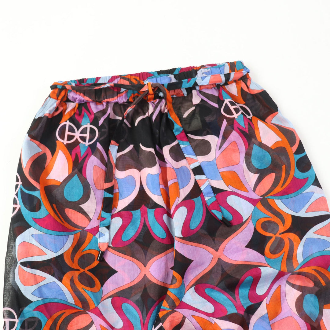 HERMES Pants Main: 100% cotton multicolor Women 34 Used Authentic