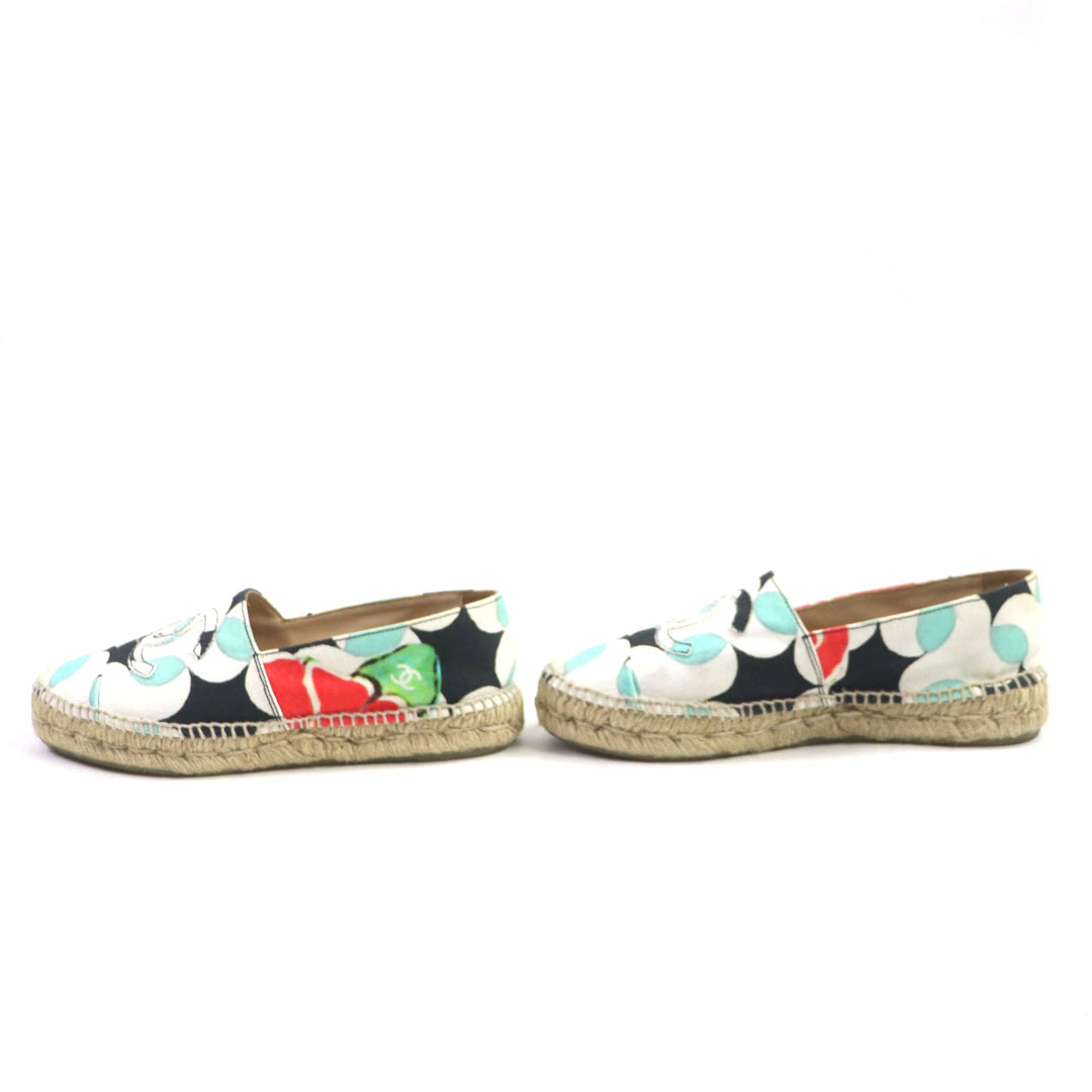 CHANEL Slip-on G29762 Main: Canvas Multi Women 38 Used Authentic