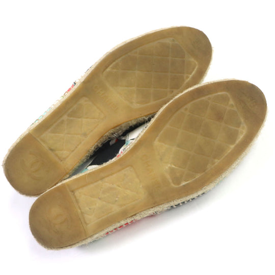 CHANEL Slip-on G29762 Main: Canvas Multi Women 38 Used Authentic