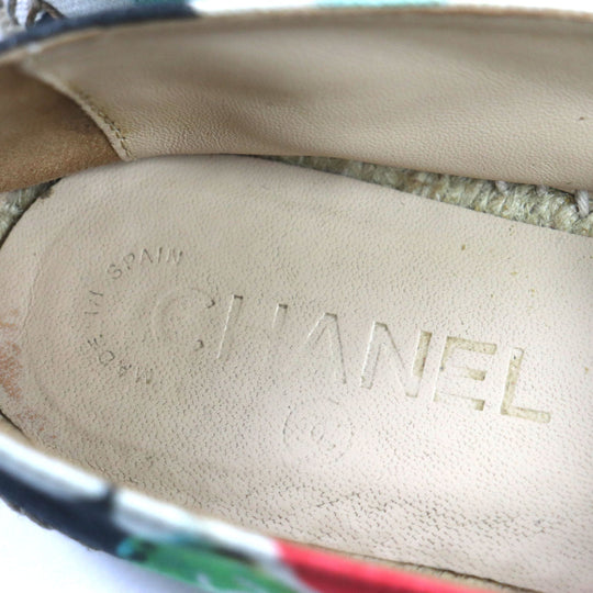 CHANEL Slip-on G29762 Main: Canvas Multi Women 38 Used Authentic