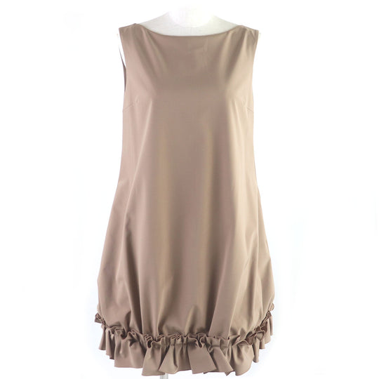 FOXEY NEW YORK one piece 31765 Outer: 93% polyester, Outer: 7% polyurethane, Lining: 100% polyester beige Women 40 Used Authentic