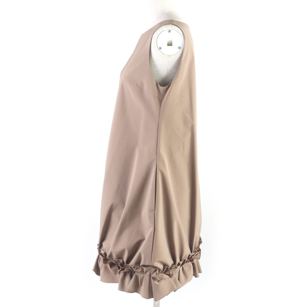 FOXEY NEW YORK one piece 31765 Outer: 93% polyester, Outer: 7% polyurethane, Lining: 100% polyester beige Women 40 Used Authentic