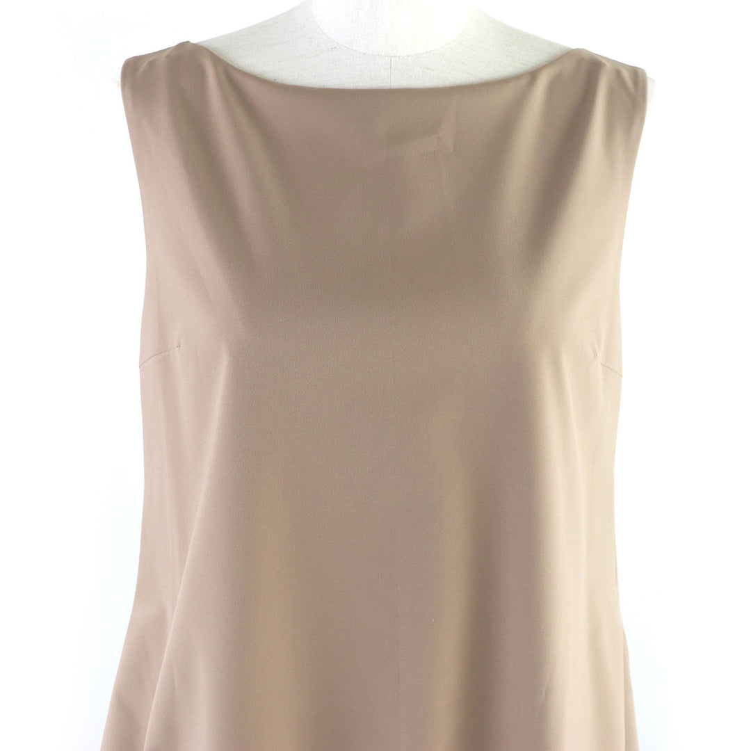 FOXEY NEW YORK one piece 31765 Outer: 93% polyester, Outer: 7% polyurethane, Lining: 100% polyester beige Women 40 Used Authentic