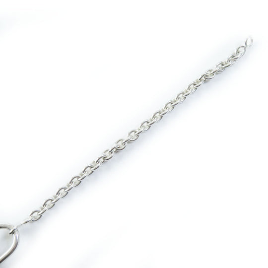 HERMES key ring AG925 Silver Women Used Authentic