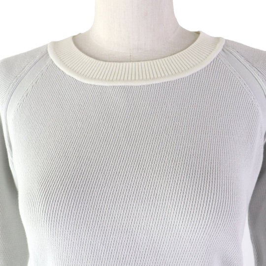FOXEY tops 39697 Main: 48% cotton, 43% polyester, 7% nylon, 2% polyurethane Light gray Women 38 Used Authentic
