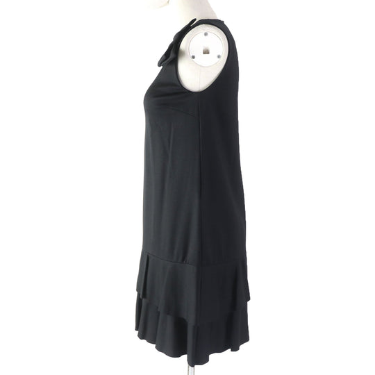 RED VALENTINO one piece Main: 67% rayon, 25% nylon, 5% polyurethane black Women S Used Authentic