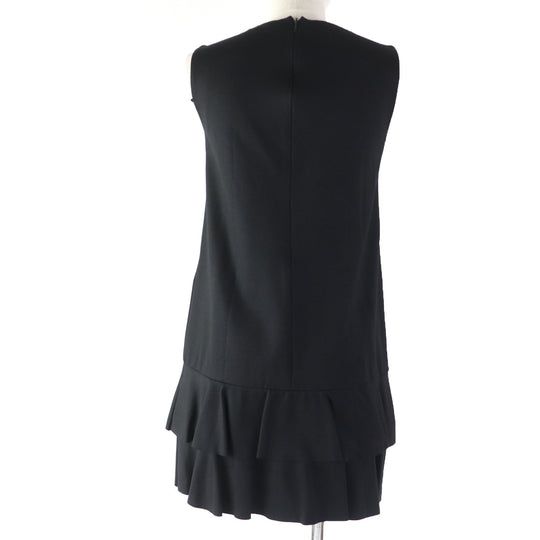 RED VALENTINO one piece Main: 67% rayon, 25% nylon, 5% polyurethane black Women S Used Authentic