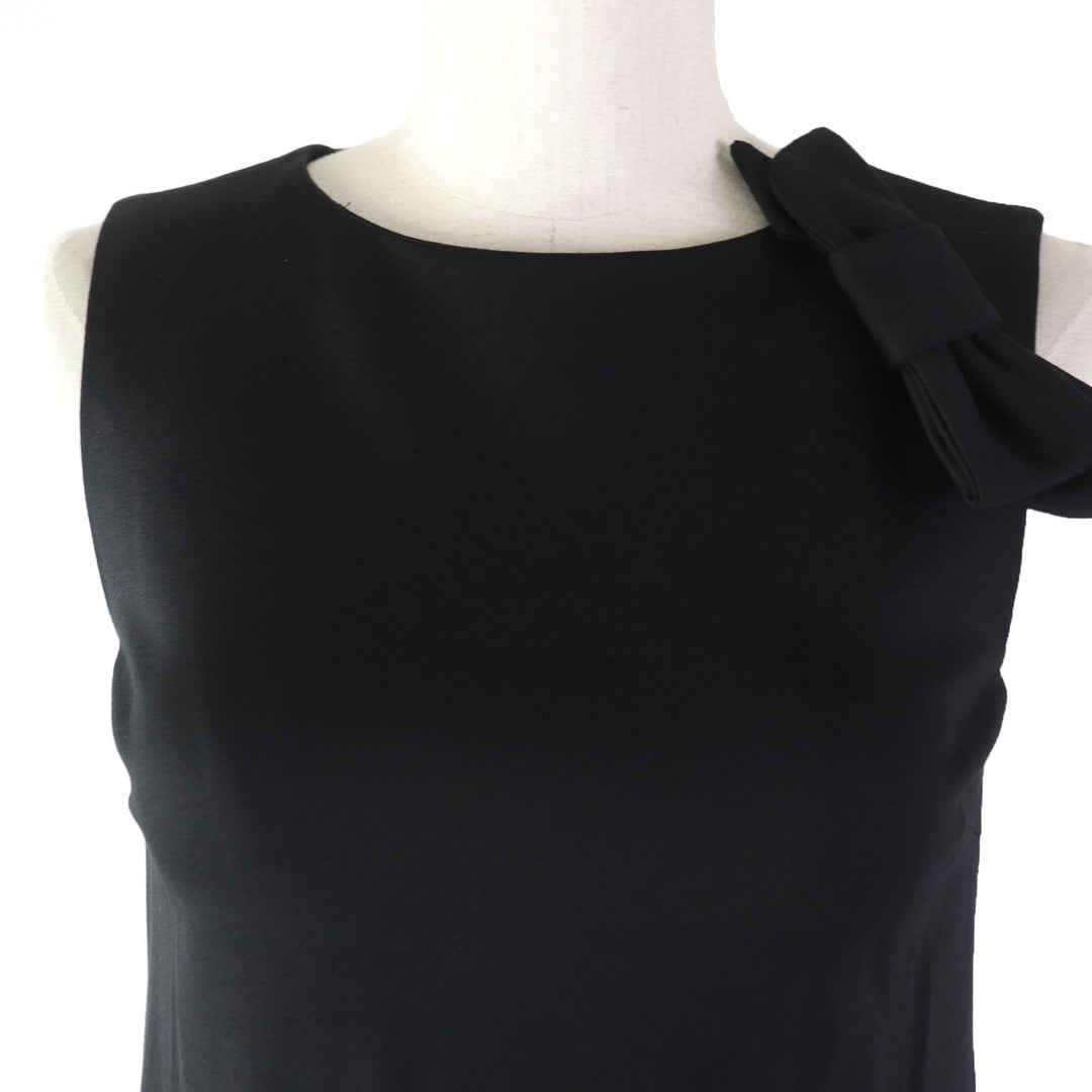 RED VALENTINO one piece Main: 67% rayon, 25% nylon, 5% polyurethane black Women S Used Authentic