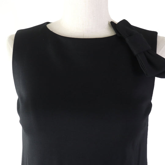 RED VALENTINO one piece Main: 67% rayon, 25% nylon, 5% polyurethane black Women S Used Authentic
