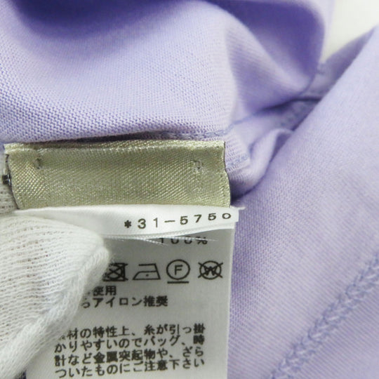HERMES Short sleeve T-shirt Main: 100% cotton purple mens L Used Authentic