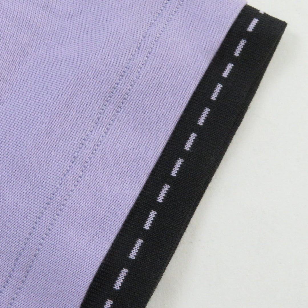 HERMES Short sleeve T-shirt Main: 100% cotton purple mens L Used Authentic