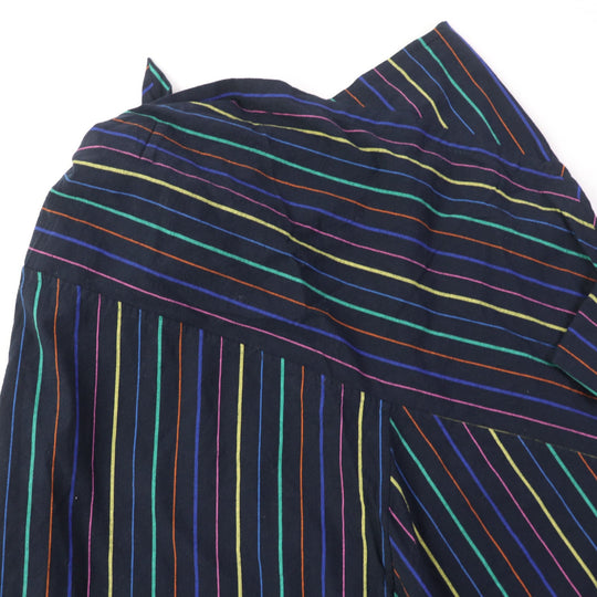 ISSEY MIYAKE Wide pants IL13FF313 Main: 100% linen multicolor Women 3 Used Authentic